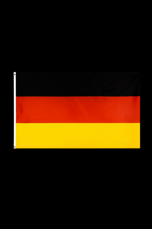 Deutschlandflagge 90x150 cm – Polyester – Wetterfest & Leicht